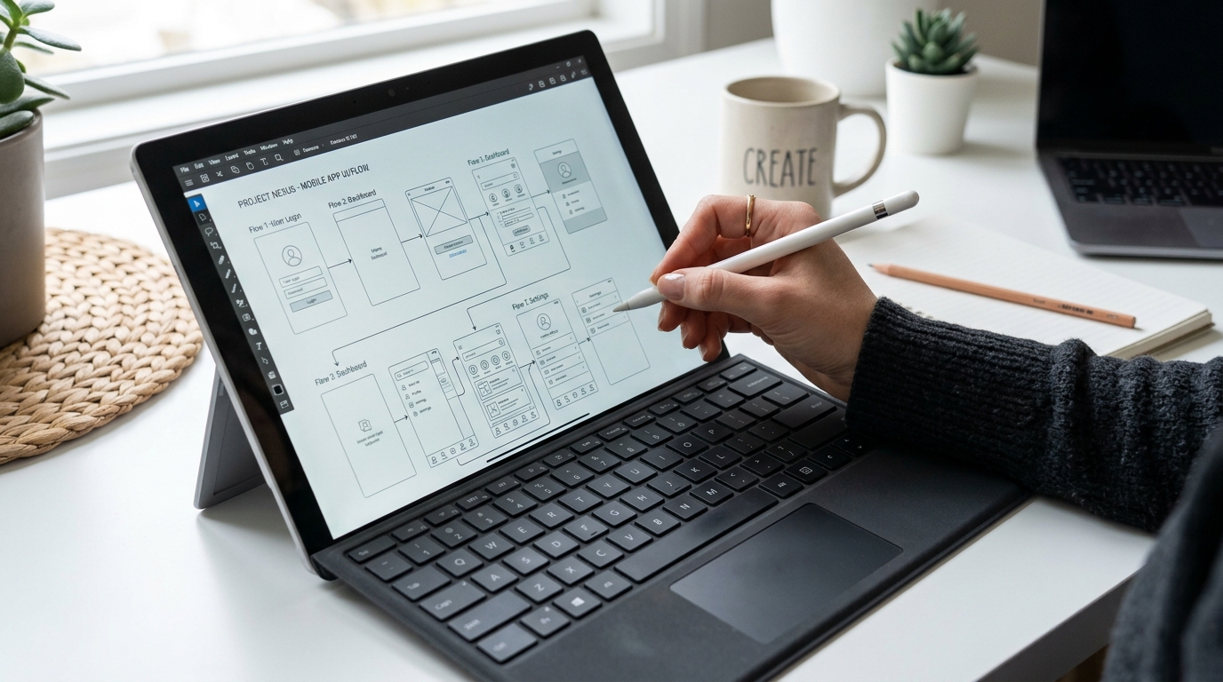 UX/UI Wireframing Workspace